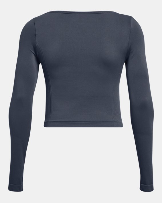 Women's UA Train Seamless Long Sleeve in Gray image number 5